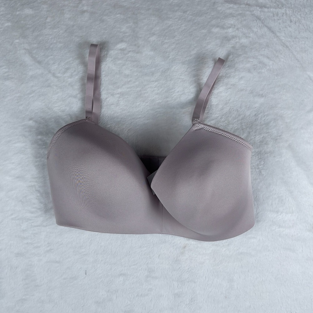Maidenform Self Expressions Wireless Bra Women's 36D Purple Comfy Padded SE0583